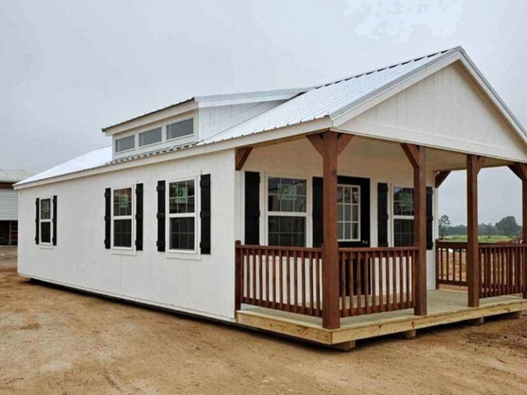 cabin with porch